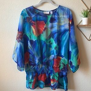 Chico’s | Sheer Top Sz 3